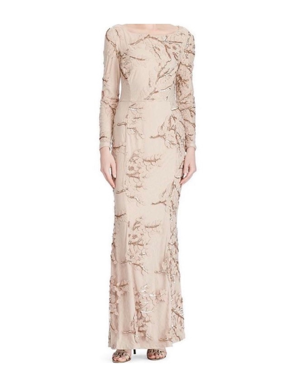 Ralph Lauren Beaded Floral Dress